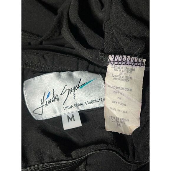 Linda Segal Vintage Summer Dress Enbellished Halter Mini Dress Size M - Picture 6 of 6